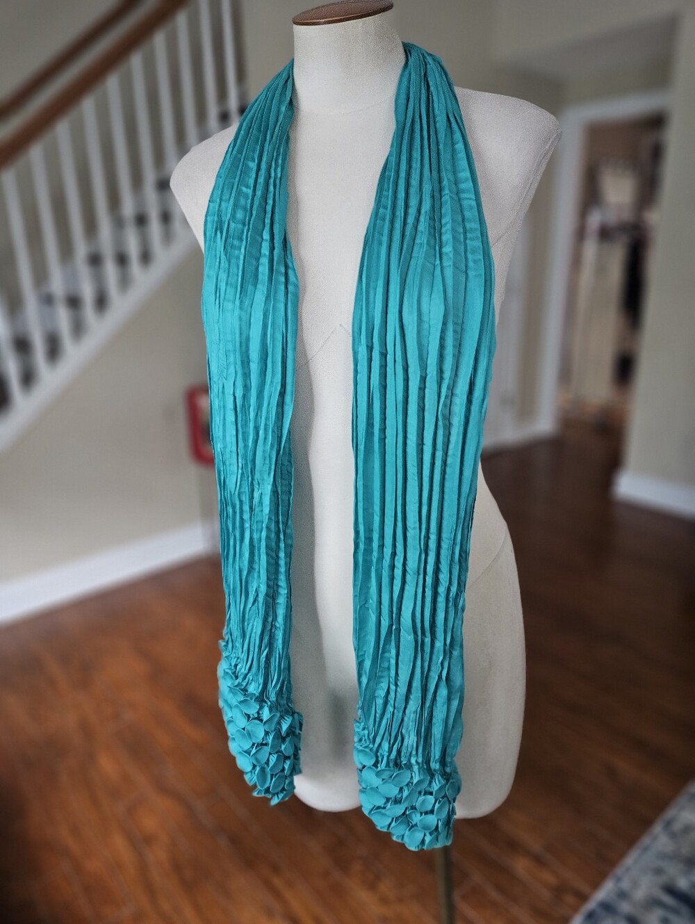 Fun Teal Scarf